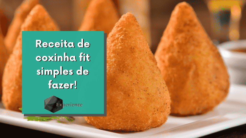 Receita de coxinha fit simples de fazer!