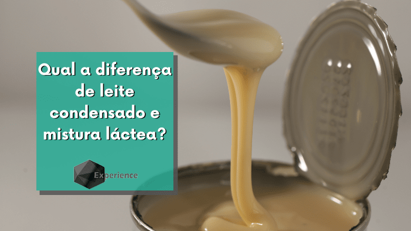 Qual a diferença de leite condensado e mistura láctea