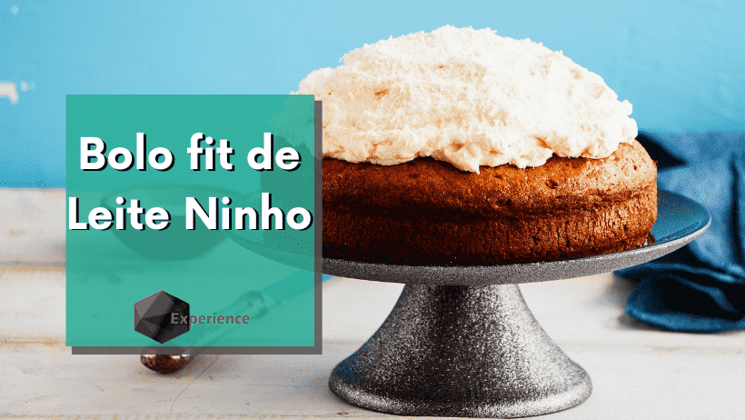 Bolo fit de Leite Ninho