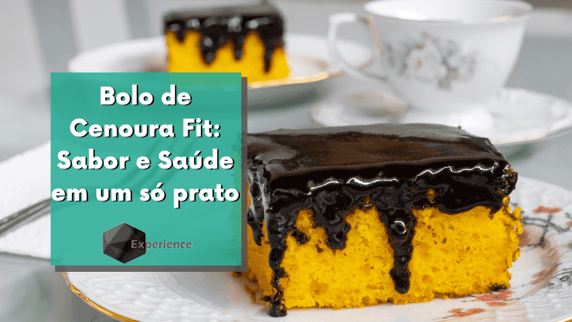 Bolo de Cenoura Fit: Sabor e Saúde em um só prato
