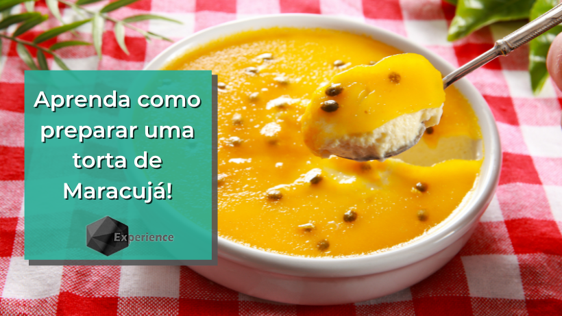 Aprenda como preparar uma torta de Maracujá!