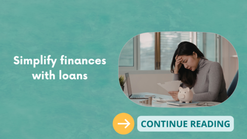 Simplify finances with loans
